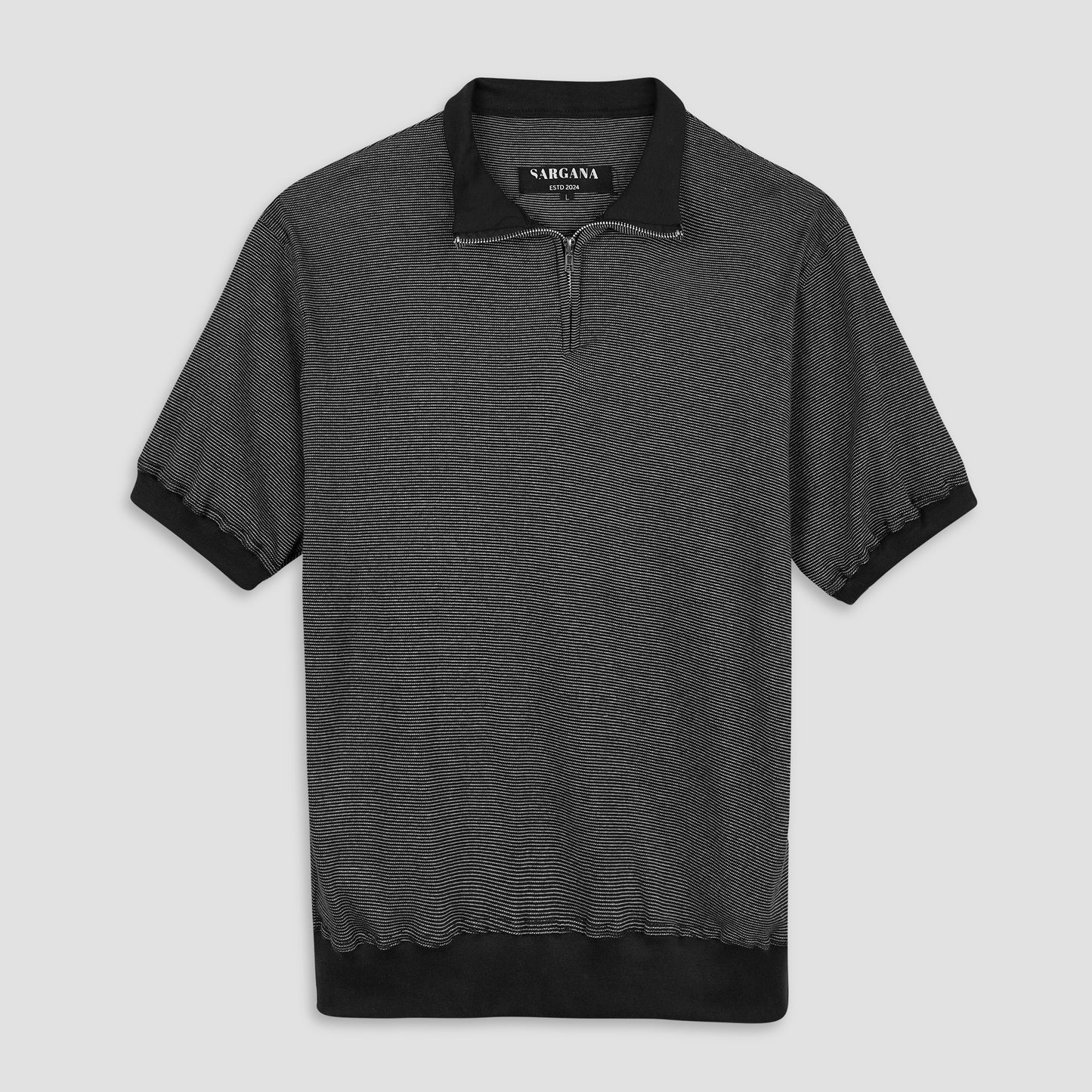 Navy Contrast Polo