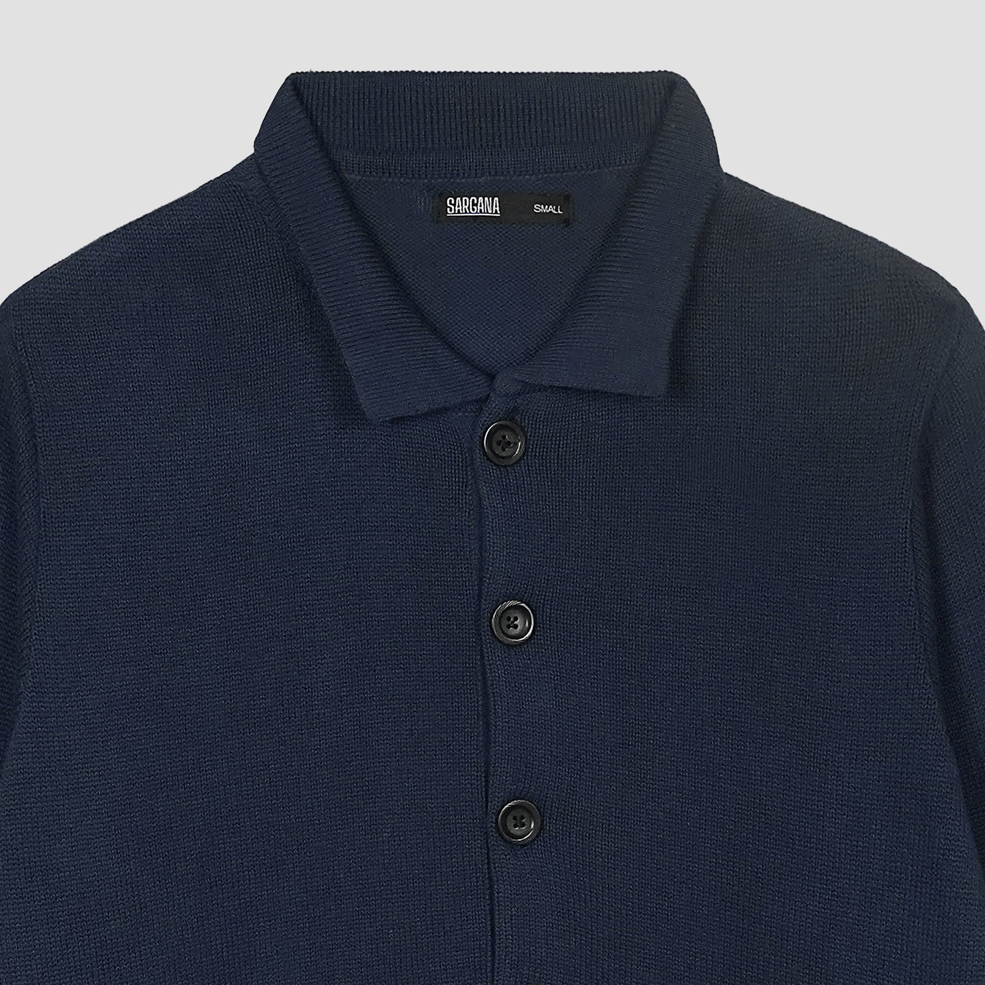 Ocean Blue Knitted Cardigan