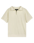 Beige Quarter Zipper