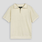 Beige Quarter Zipper
