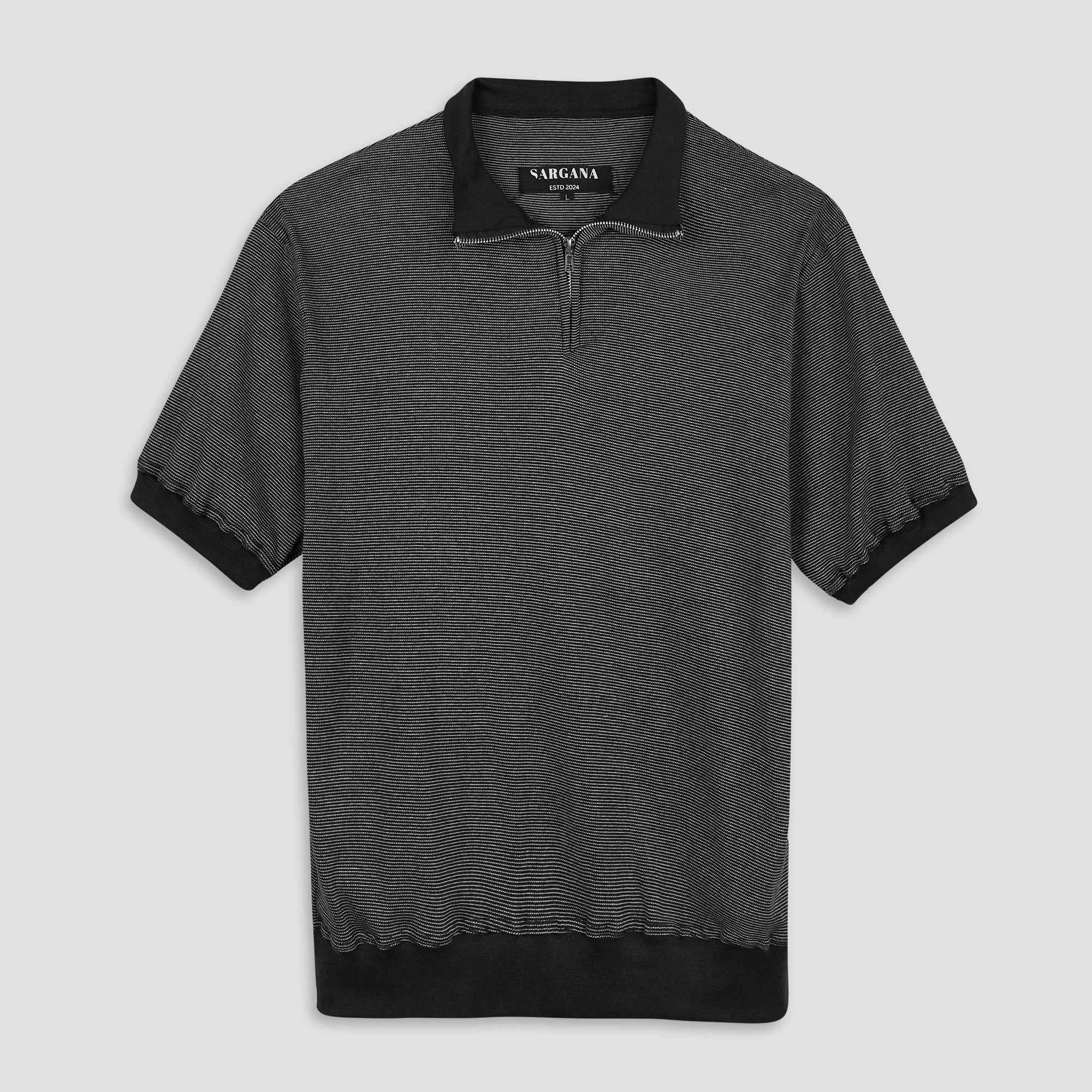 Navy Contrast Polo