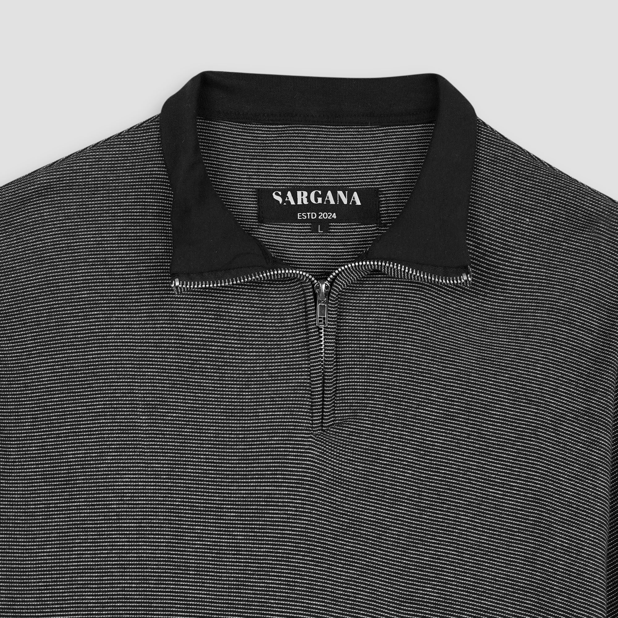 Navy Contrast Polo