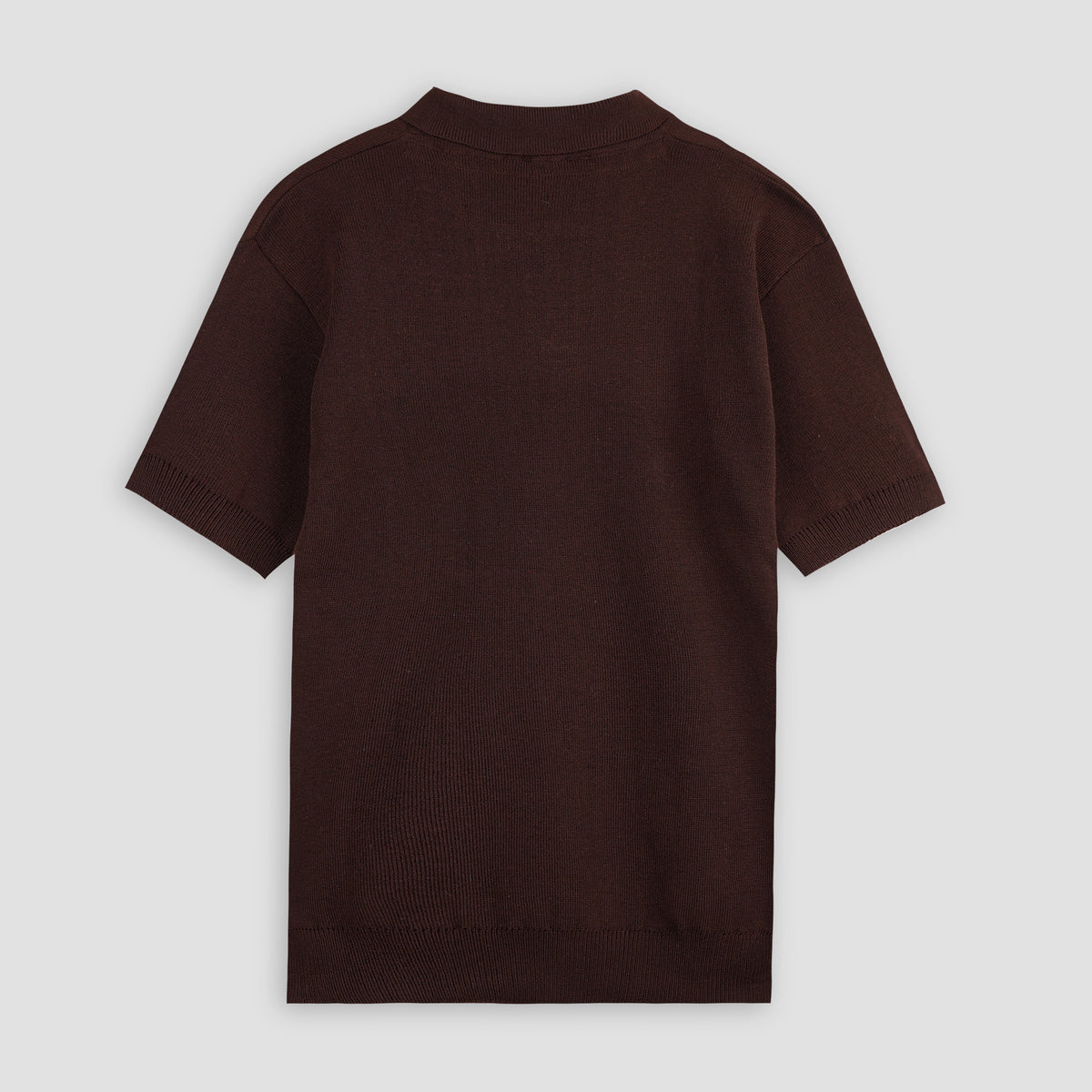 Knitted Brown Polo