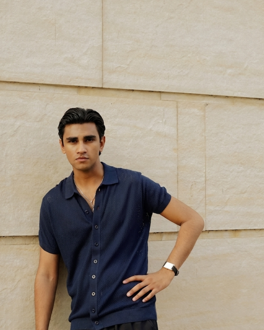 Navy Button Down Shirt
