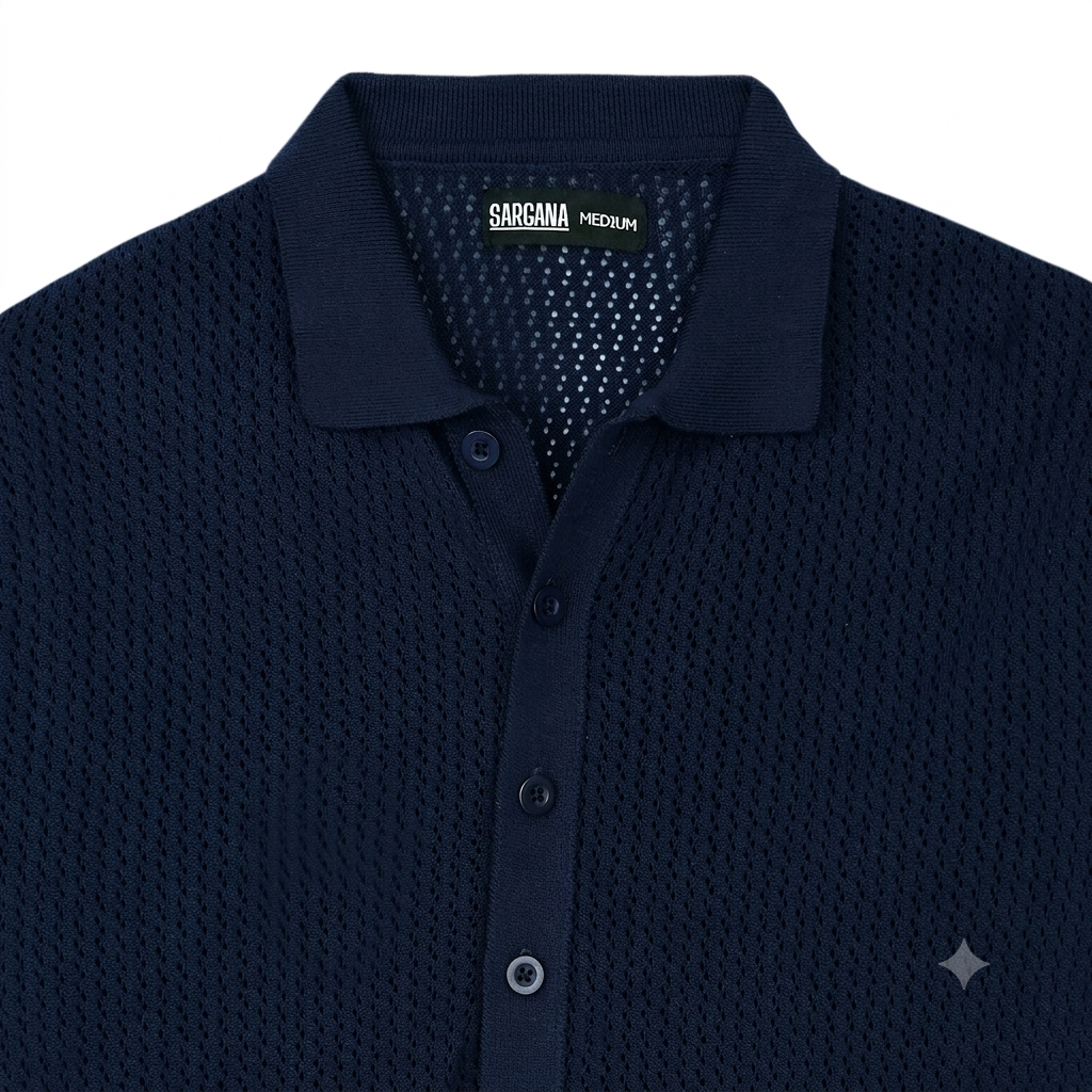 Navy Button Down Shirt