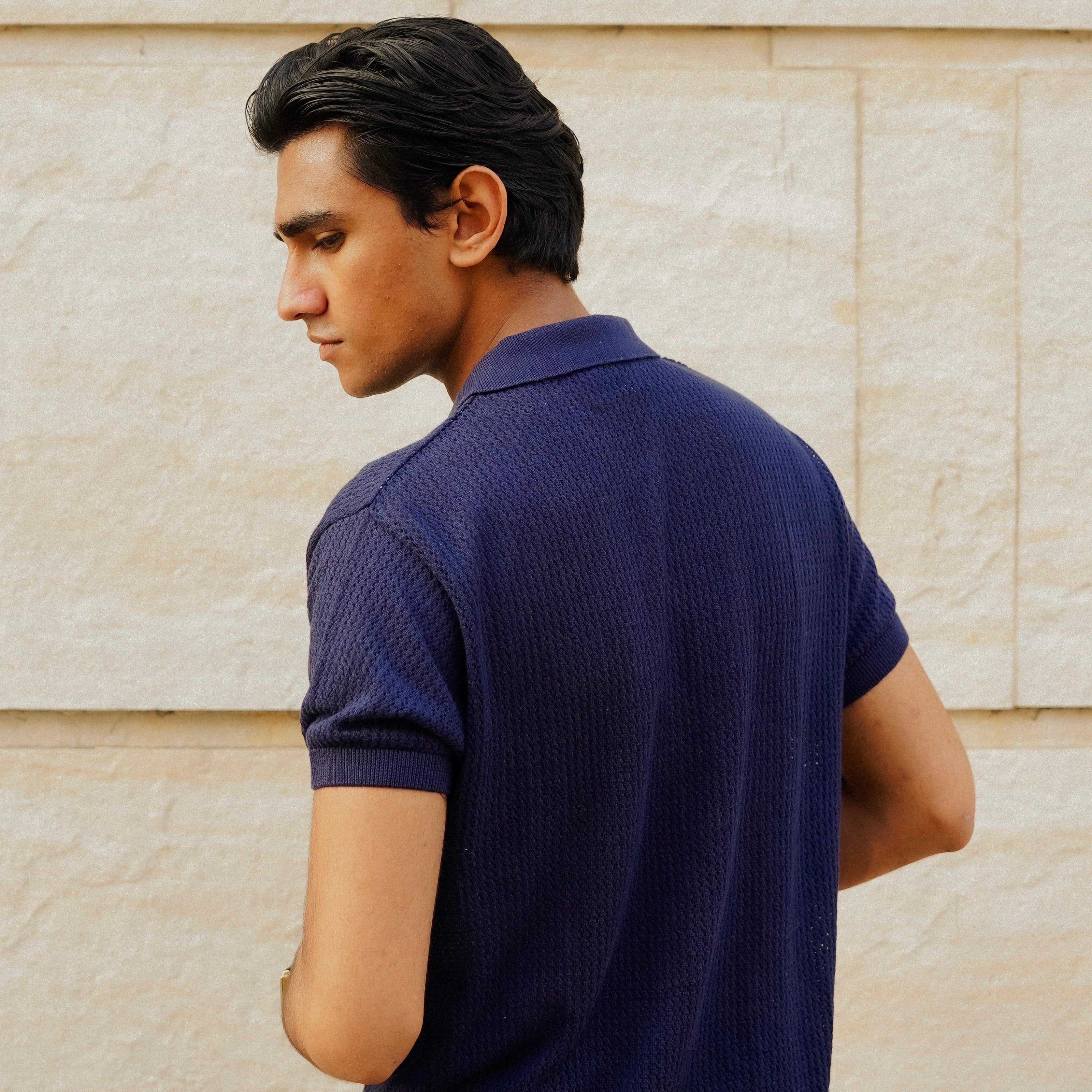 Navy Button Down Shirt